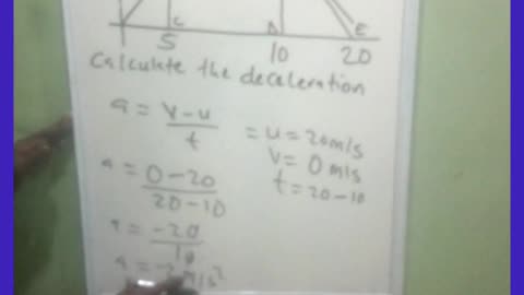 Velocity time graph lesson 3