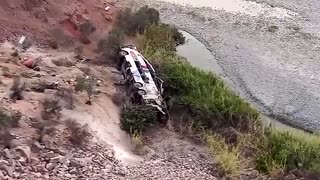 Bus accident kills dozens in southern Peru, official says