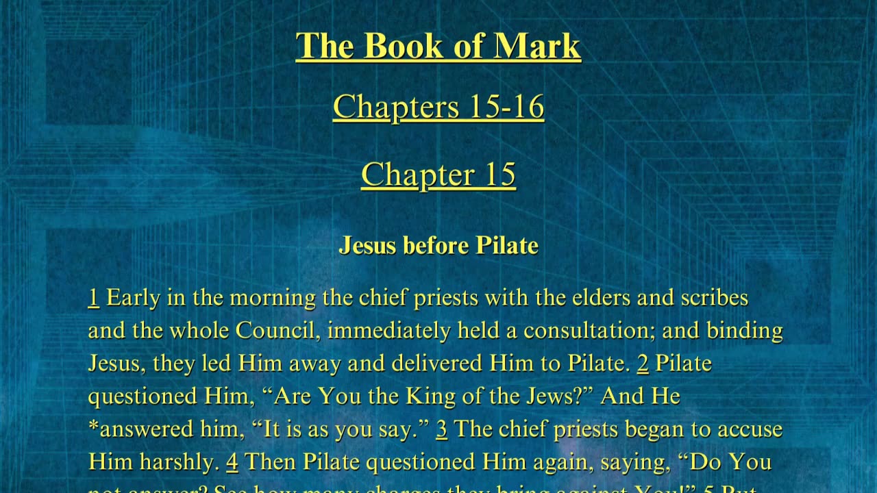 Christian Meme Video: Mark Chapter 15-16 (10/19/2025)