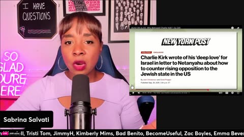 NICK FUENTES ON ERIKA KIRK (SABBY SABS SHOW)