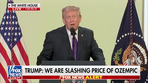 Trump Announces Dramatic Drop In Price Of Ozempic