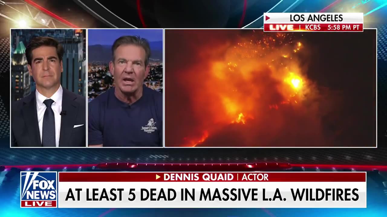 Actor Dennis Quaid Slams California Leaders Amid Firefighter Heroics