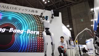 Robots dance, clean and rescue toy cats at expo in Japan