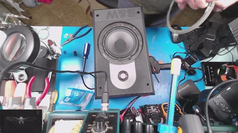 B&W Bowers and Wilkins DM600 Speaker repair. finished #audiophile #speakers