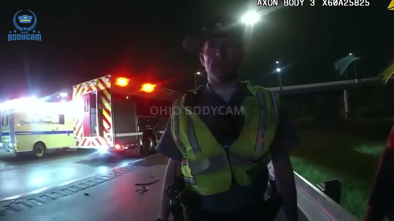 Drunk Driver Crashes into Parked First Responder on Highway