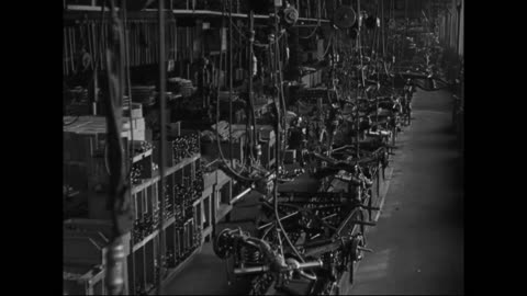 Library Stock Shot #704 (Original 1900s Black & White Film)
