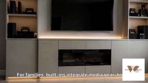 How Built-In Cabinets Work Around Fireplaces
