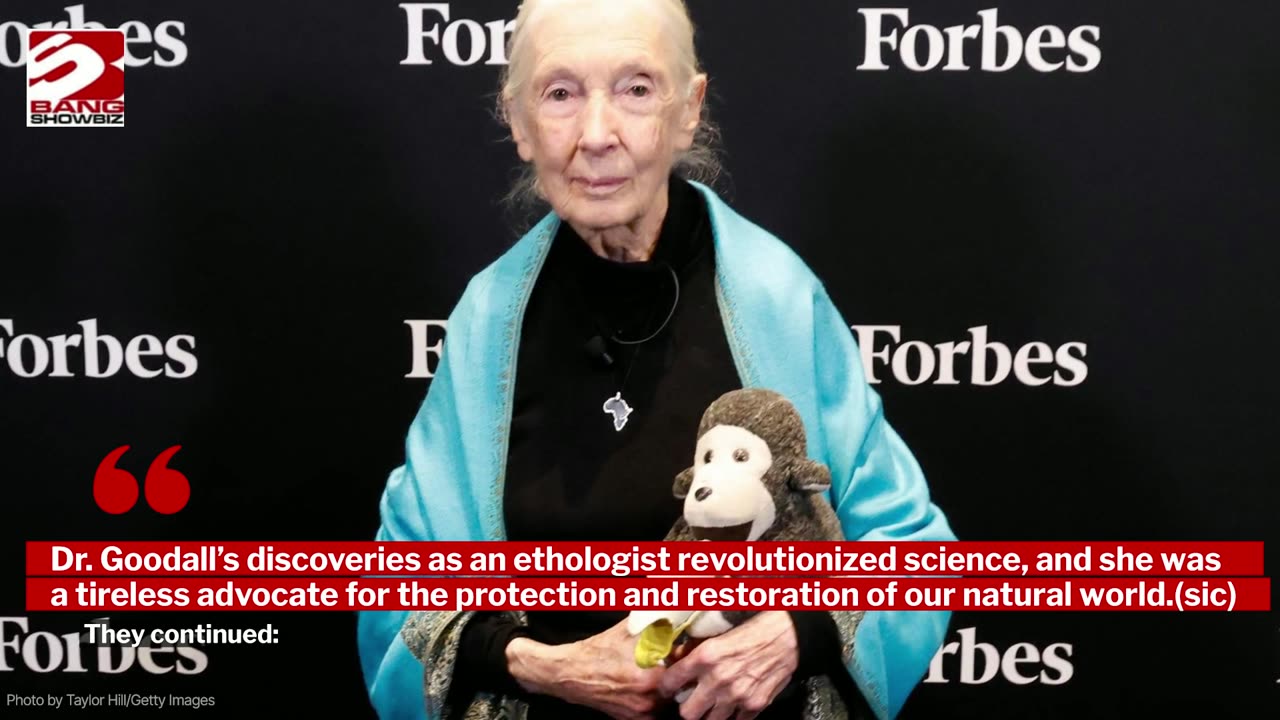 Leonardo DiCaprio has remembered Dr. Jane Goodall as a 'true hero for the planet'