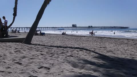 The Captain's View. Surfrider Street Beach, Oceanside, California.