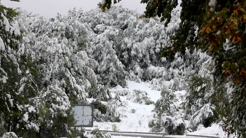 Snow and unusually low temperatures hit Balkan countries 