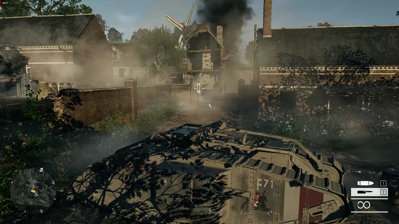 🎮Battlefield 1: One Shot, Mini Tank Down! 🔥