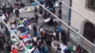 This is Naples, one of most beautiful Italian cities. No Italians in video. Thanks Meloni.