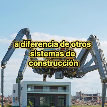 Startup crea robot que imprime casas en un día con materiales reciclados.