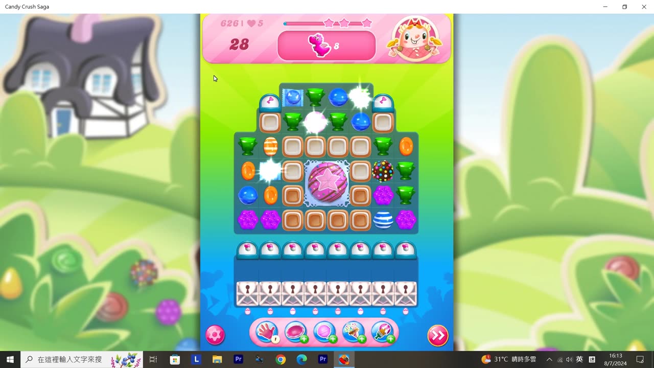 Candy Crush Saga Record (Level 626)