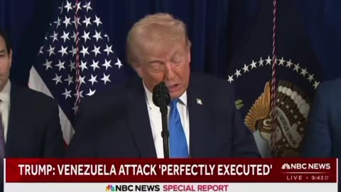 President Donald Trump Announces Plan To Stabilize Venezuela Following Maduro's Capture