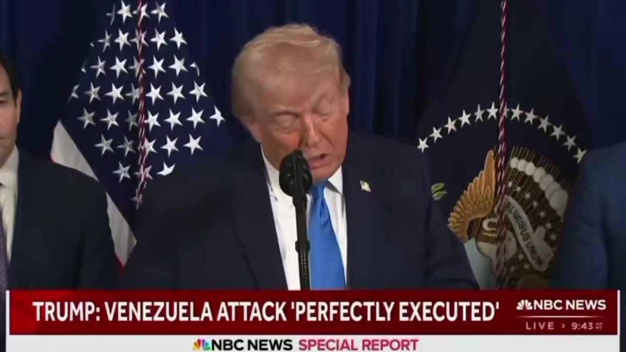 President Donald Trump Announces Plan To Stabilize Venezuela Following Maduro's Capture