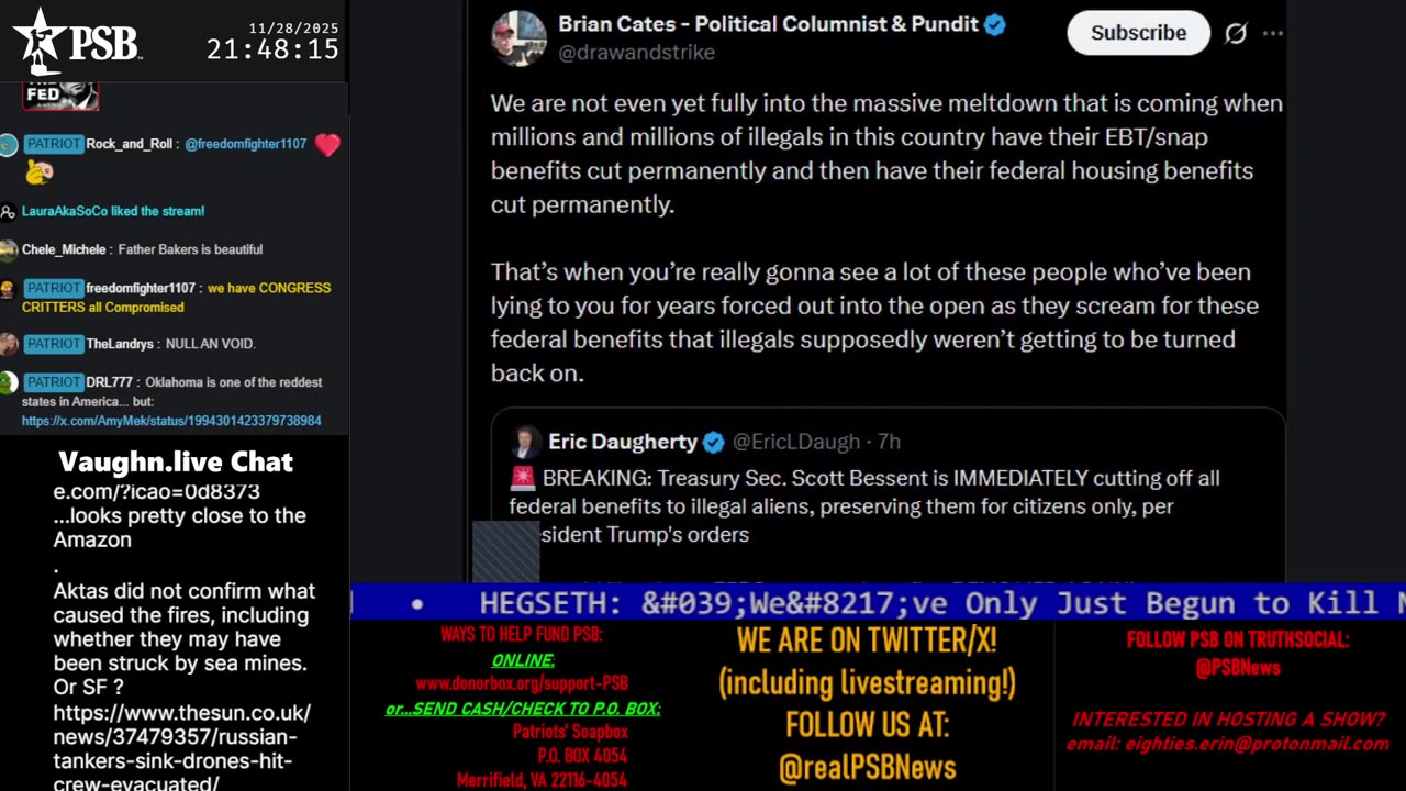 Patriots' Soapbox NEWS - LIVE 24/7!