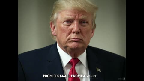 Trump Shares DISTURBING Message - PROMISES MADE PROMISES KEPT .......