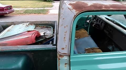 1967 old truck in detroit