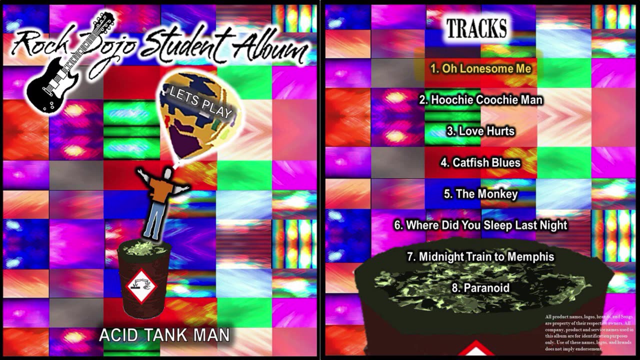 Rock Dojo Student Album #42  Acid Tank Man: Oh Lonesome Me (Don Gibson Cover) Track 1