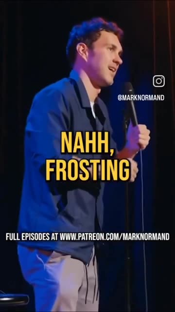 This Mark Normand bit is brutal and brilliant: 'We die from eating!'