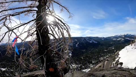Jam Doa natural scenery skating from the top of the snowy mountain video 2025 skc.com 29