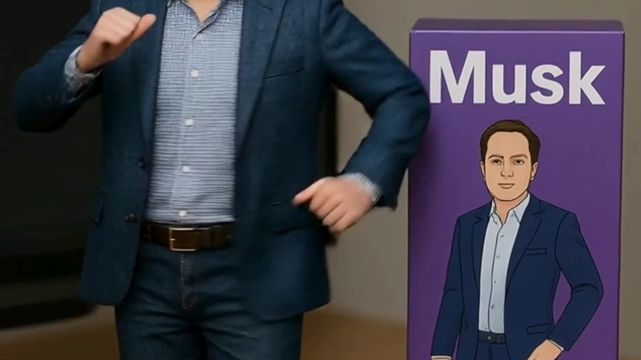 Elon Musk Action Figure Dancing! (Hilarious AI Animation)