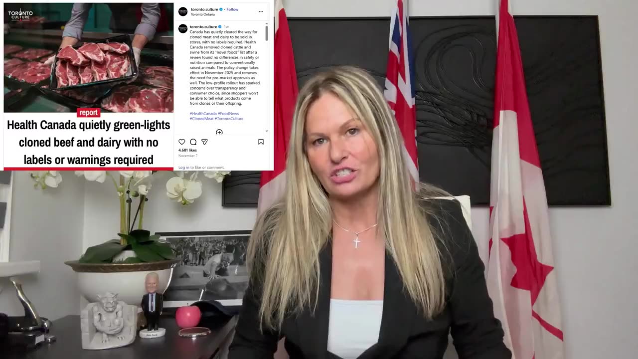 🤬SHARE🤬Health Canada aproved Clone meat from clone labs has now entered the food supply