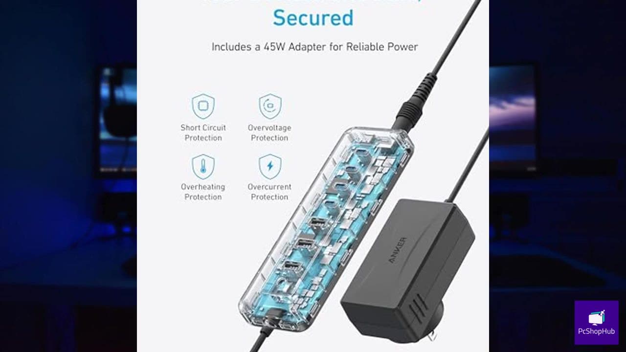 Anker USB-C Hub, 8-in-1 5Gbps Data Hub
