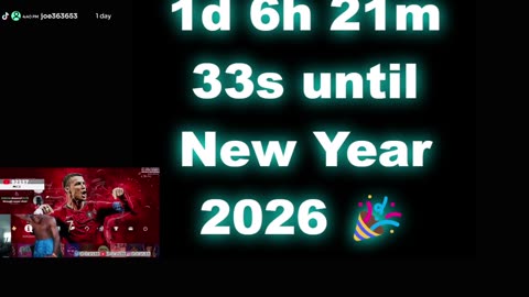 New Years 2026 countdown