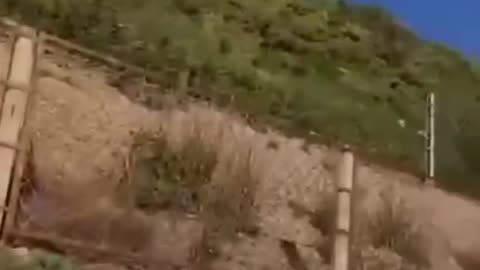 Russian Vacationers Hit the Deck, As Coastal Defenses Open Fire On Ukrainian Drones from Surrounding Area