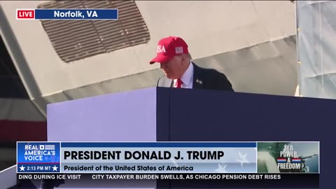 POTUS ARRIVES TO ADDRESS US NAVY FLEET 