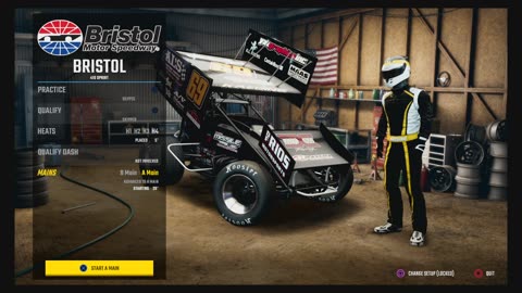 World of Outlaws Dirt Racing Race1