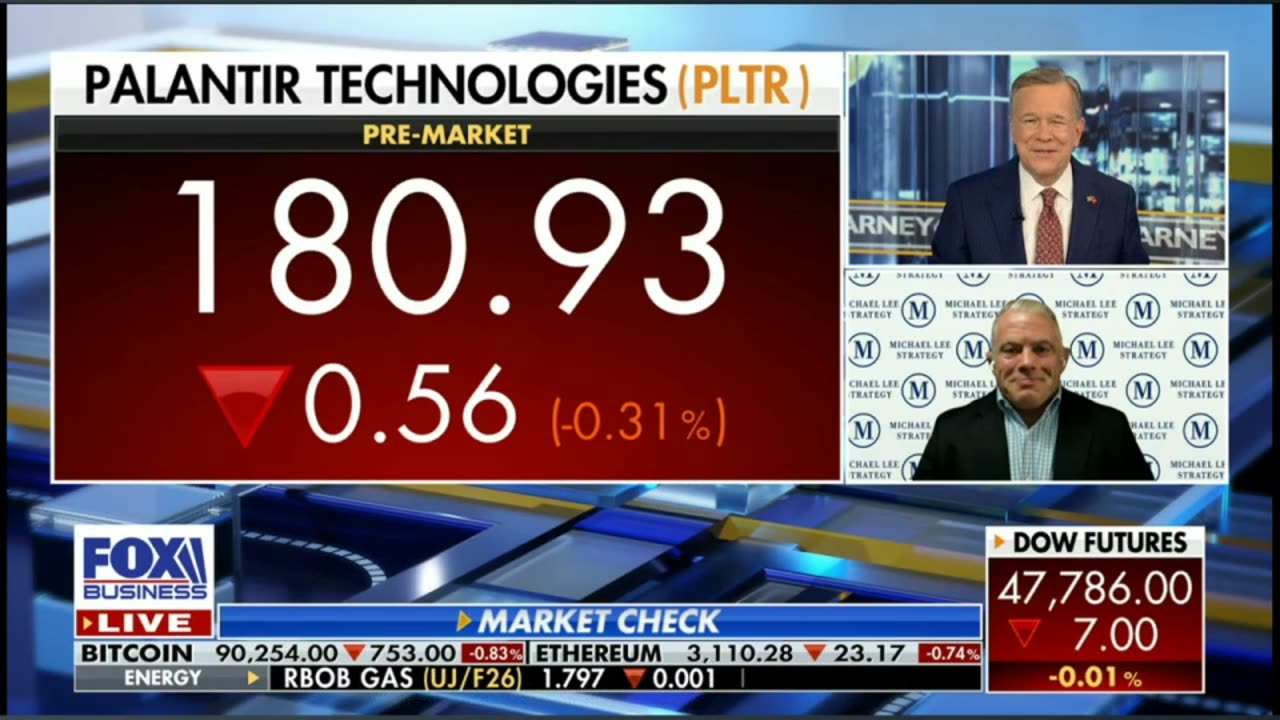 Fed Rate Cut, CoreWeave & Palantir the GOAT - Michael Lee on Fox Business Varney & Co