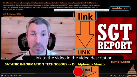 LINK-SATANIC INFORMATION TECHNOLOGY -- Dr. Alphonzo Monzo-SGT Report-LINK