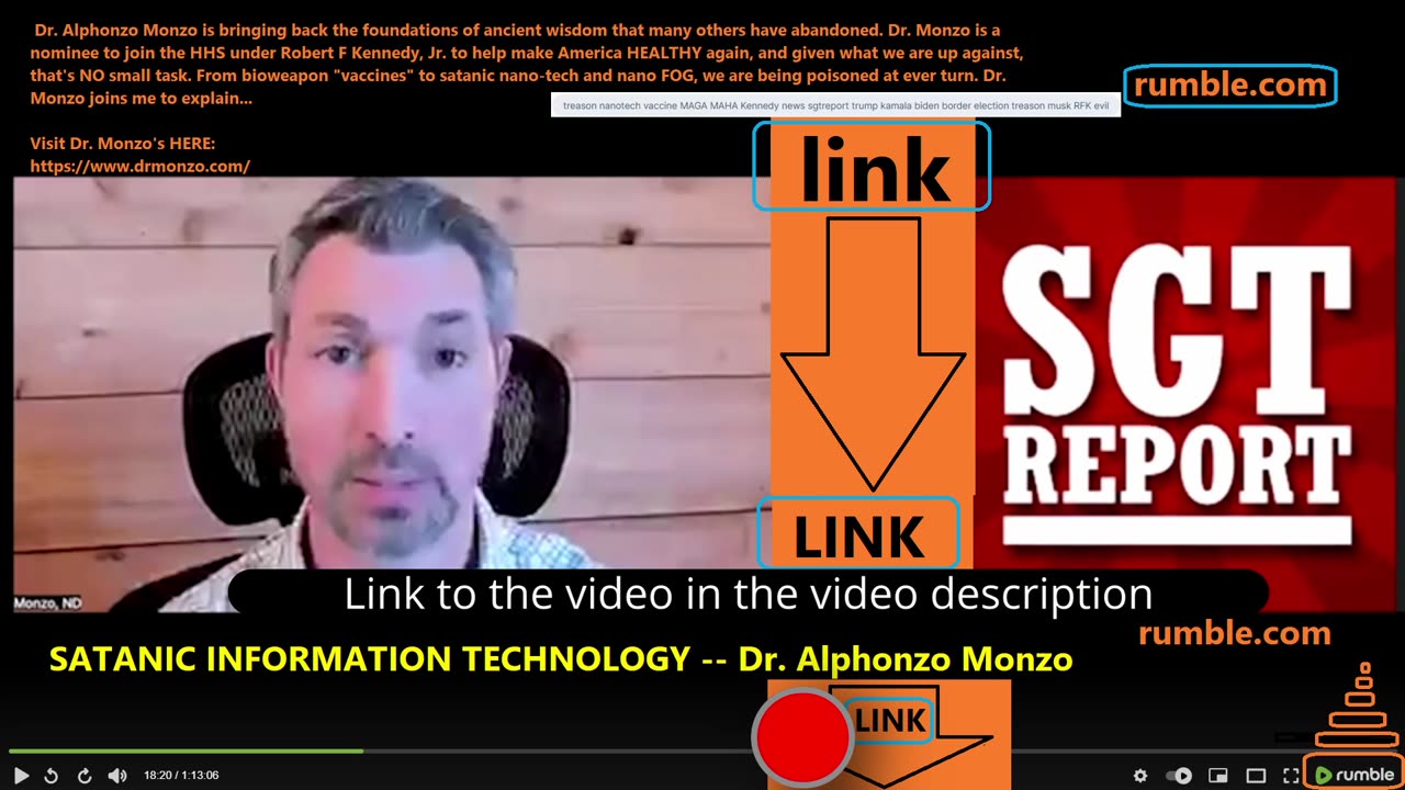 LINK-SATANIC INFORMATION TECHNOLOGY -- Dr. Alphonzo Monzo-SGT Report-LINK