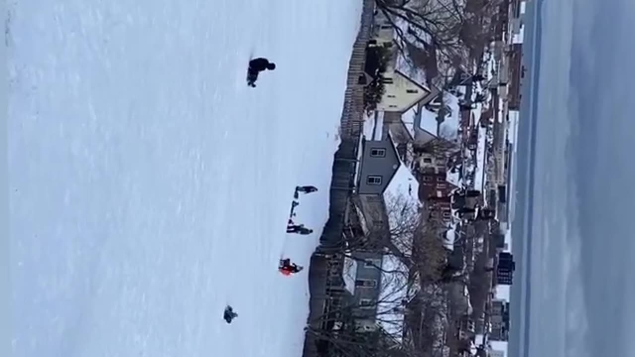 Snow sliding #winter #fun #snowsliding #snow