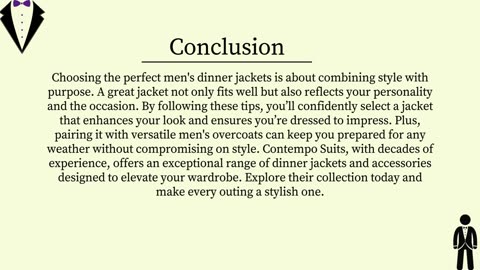 6 Unique Tips to Find the Perfect Men's Dinner Jackets