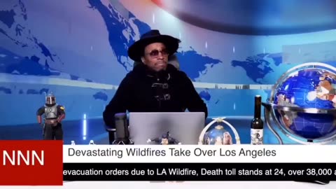 the Los Angeles wildfires are being used to burn up evidence of the Hollywood pedophile ring.