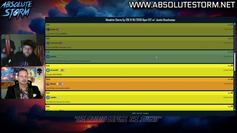 Absolute Storm Ep 126 11/16/2026 6pm EST w/ Justin Deschamps