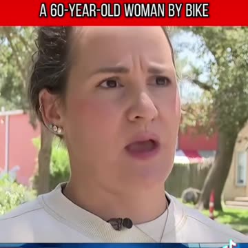Attacked A 60-year-old woman by bike