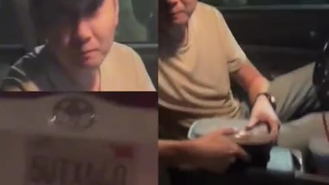 food delivery driver rubbing his dirty shoe on a customer’s food in Sacramento, California.