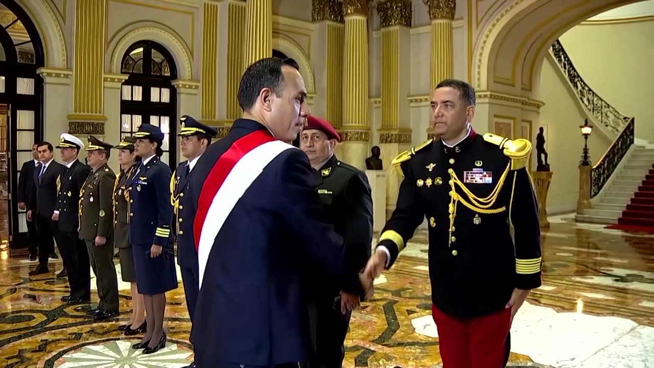 Peru's new president Jose Jeri arrives at National Palace