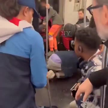 Meanwhile on a NYC SUBWAY Train