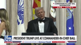 Trump celebrates US ‘strength and resilience’ at Commander-in-Chief Ball