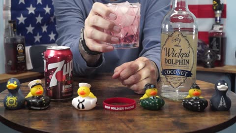 James McCormick - Wicked Dolphin Coconut Rum & 7-Up Cherry Soda