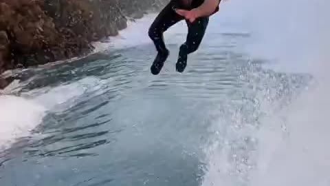 Diving into the Wave 🌊 | Created with Sora 2 | All is Well 🌊💪
