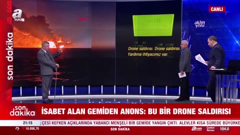 A video message from the burning tanker Virat from the Russian "shadow" fleet was