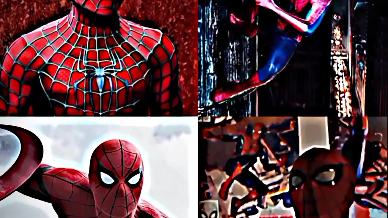 Spider-Man (Tobey) vs Spider-Man (Andrew) vs Spider-Man (Tom) vs Spider-Man (Lotus) _spiderman