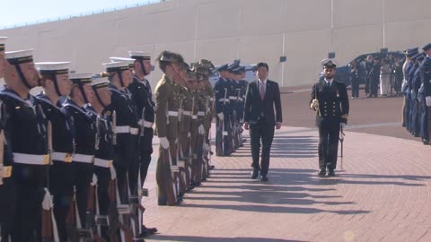 Singapore PM Lawrence Wong’s Grand Welcome at Canberra, Australia | Amaravati Today